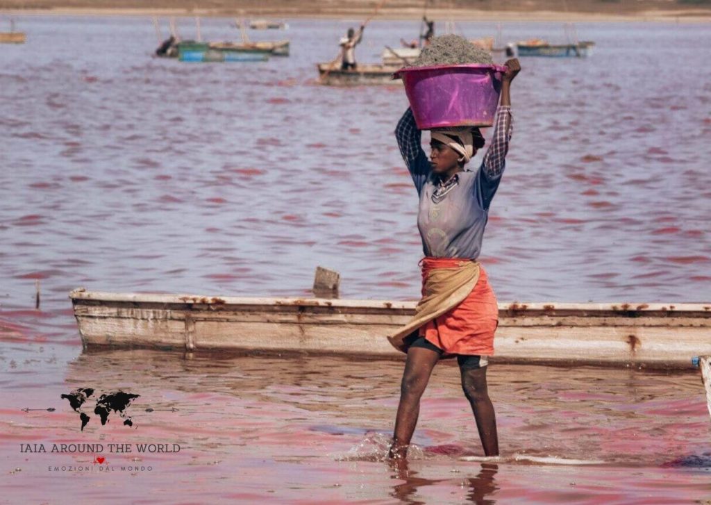 senegal lago rosa retba